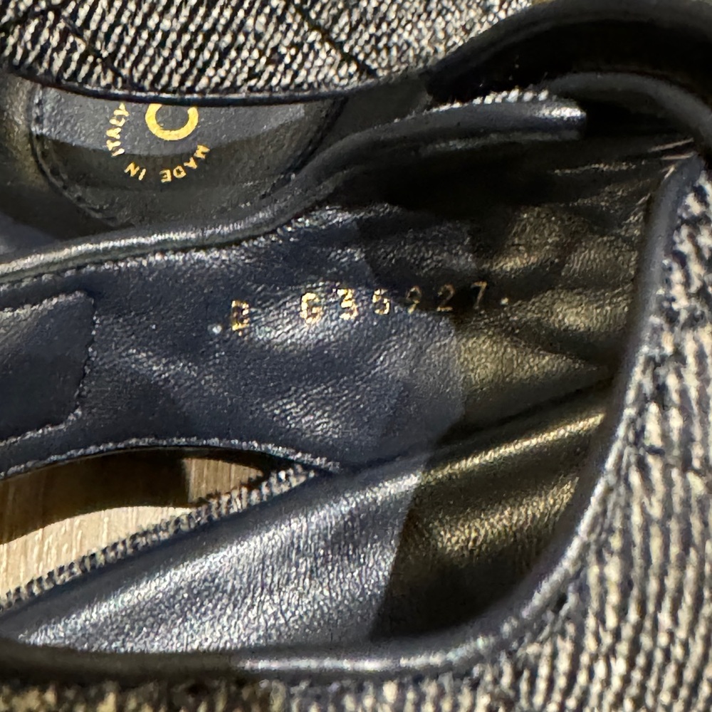 Chanel denim print dad sandals - Picture 3 of 7